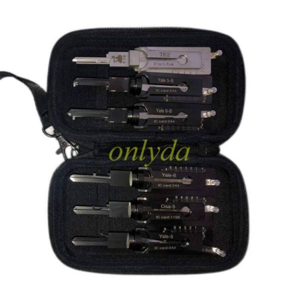 For 2 In 1 CISA-5 ,YALE-5, YALE5-B , YALE6 ,YALE6-B , TE2 Key Reader Auto Locksmith Tools