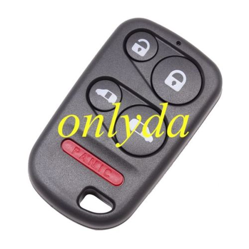 For Honda 4+1 button remote key blank
