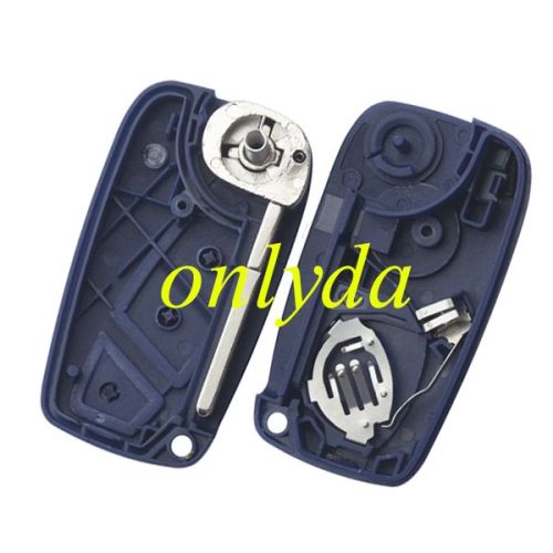 For Fiat Delphi BSI 3 button remote key With 433.92Mhz Transponder: ID46 – PCF7946 Philips Crypto 2 / Hitag2 (Blue)              As Model:  (Delphi BSI System) Fiat:Fiorino 2008-2017 QUBO 2008-2016 Peugeot:Bipper CITROEN:Nemo