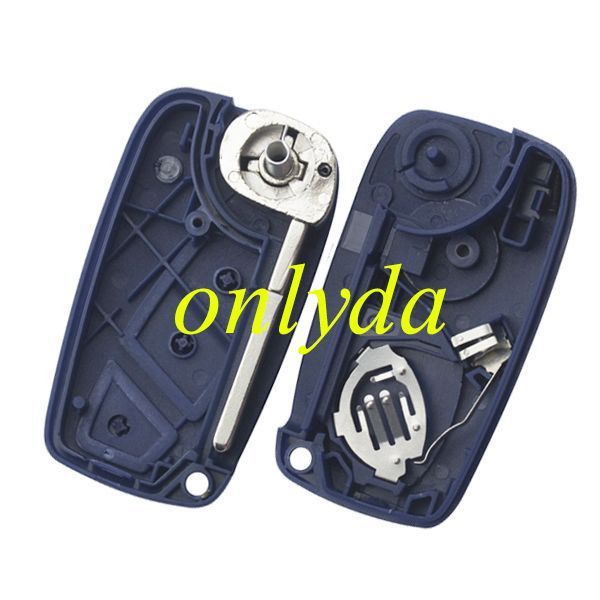 For Fiat Delphi BSI 3 button remote key With 433.92Mhz Transponder: ID46 – PCF7946 Philips Crypto 2 / Hitag2 (Blue)              As Model:  (Delphi BSI System) Fiat:Fiorino 2008-2017 QUBO 2008-2016 Peugeot:Bipper CITROEN:Nemo