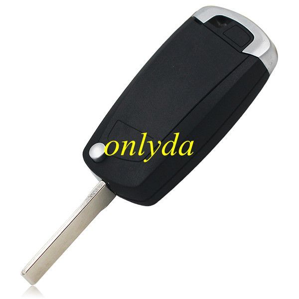 For BMW ews system modified  4 button flip  key blank with HU92 blade