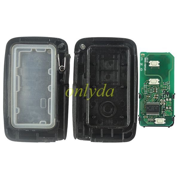 For OEM Toyota 3 button remote key with 4D+DST80 chip with 314.36MHZ