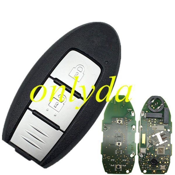 For  Nissan keyless 2 button remote key with 315mhz  Chip  is PCF7953, &7938&4A  pcb number is A2c32301600 continental:S180144102 CMIIT ID:2012DJ6167