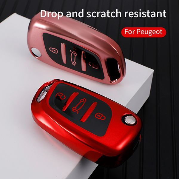 For Citroen 3 button TPU protective key case ,please choose the color