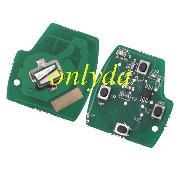Honda 3+1 button remote key 315mhz/ 313.8mhz/ 434mhz FCCID:OUCG8D