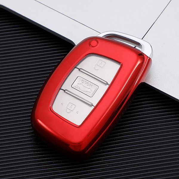 For hyun TPU protective key case  black or red color, please choose