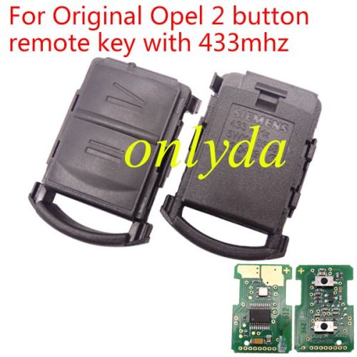 For  OEM Opel 2 button remote key with 433mhz  with  5WK48668 CE:0499 IND:00 FKW:46/16 EL.IND:00 Duns:51-055-8799