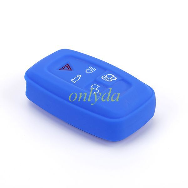 For Landrover 5 button silicon case (black,blue ,red. Please choose the color