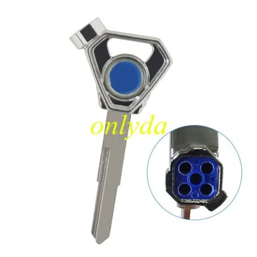 For yamaha motorcycle transponder key blank with right blade