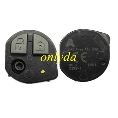 For  2 button remote key with PCF7961X(Hitag3)