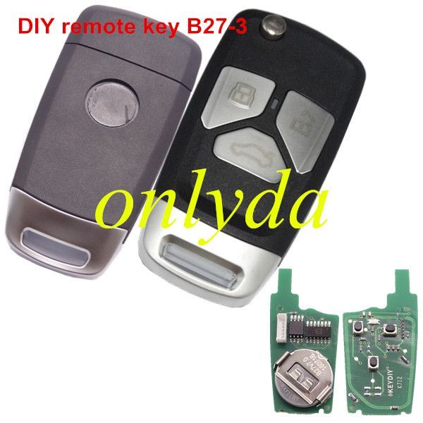 keyDIY brand 3 button keyDIY remote B27-3