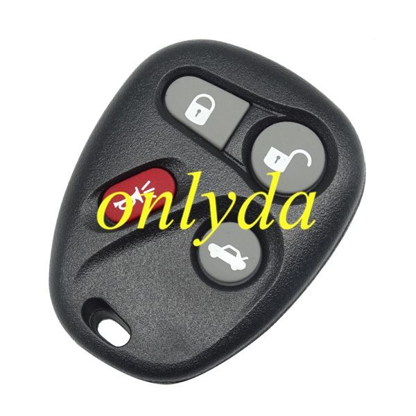 For Buick 3+1 button remote key with 315MHZ N BOARD FCCID = KOBLEAR1XT