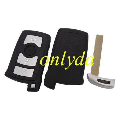 For Bmw 7 series remote key case  with emergency blade, 2 PARTS