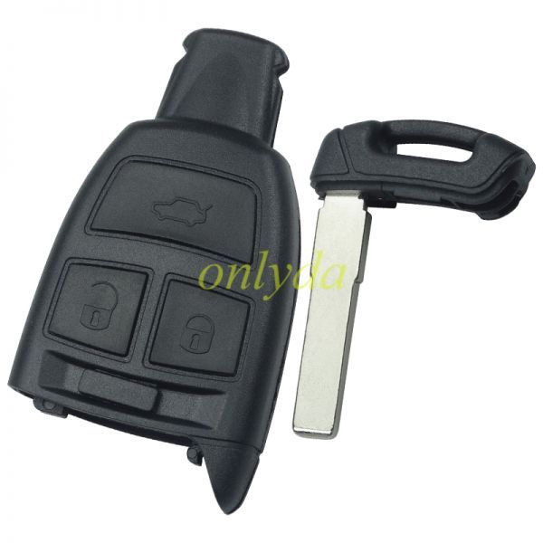 For Fiat 3 button remote key shell with smart blade