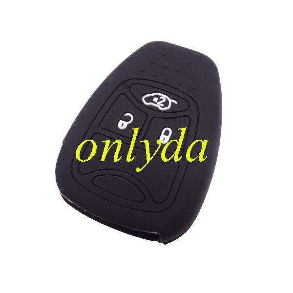 Chrysler 3 button silicon case (Black,Blue ,Red. Please choose the color)