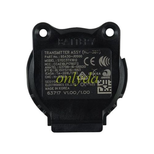 For OEM Hyundai 3 button remote key with 434mhz