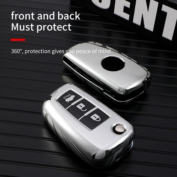 For Nissan 3 button TPU protective key case please choose the color