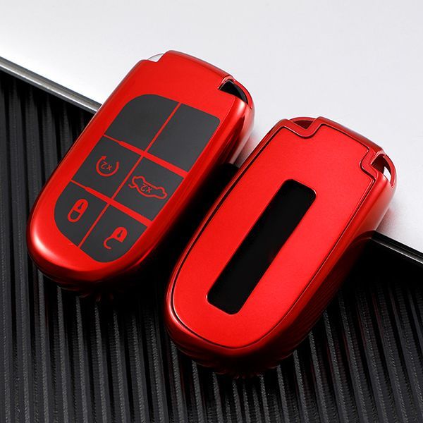 For Jeep, free light, dodge, coolway 4 button TPU protective key case , please choose the color