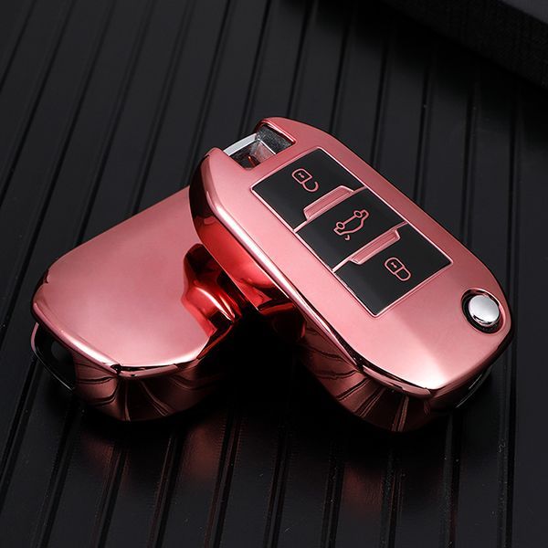 For Citroen 3 button TPU protective key case ,please choose the color
