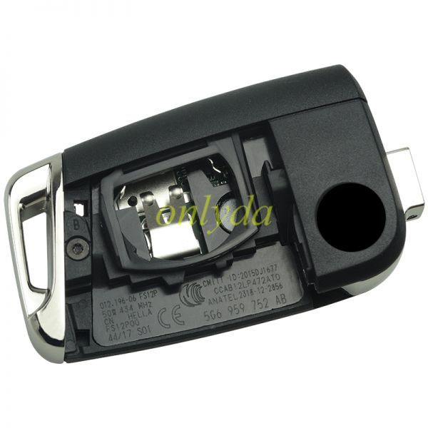original VW keyless go remote key with 434mhz 5G6959753AB 5G6 959 752AB 5G0 959 752 BC