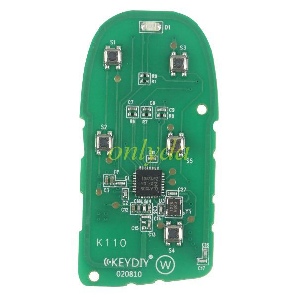Ford model KEYDIY Remote key 4 button ZB13-4 smart key only have PCB for KD-X2 and KD MAX