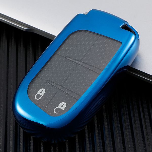 For Chrysler Jeep , Dodge TPU protective key case  black or red color, please choose