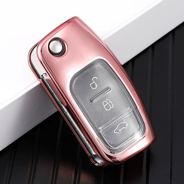 For Ford TPU protective key case  black or red color, please choose