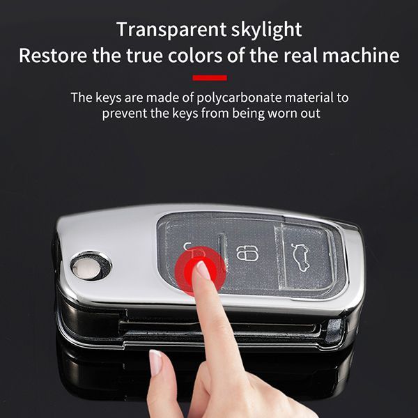 For Ford TPU protective key case  black or red color, please choose
