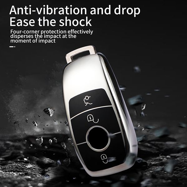 For Benz 3button  TPU protective key case,please choose the color