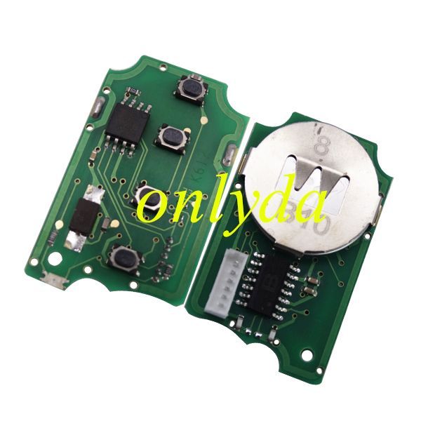 For Honda style 2 button remote key B10-2 for KD300 and KD900 to produce any model  remote