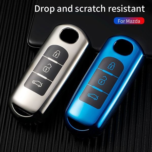 For Mazda 3 button TPU protective key case please choose the color
