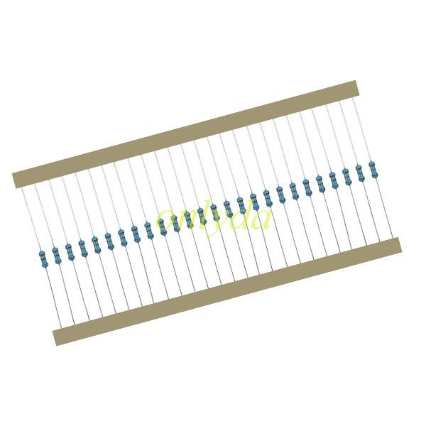 1/4W 2.4R Metal Film Resistor 2.4ohm 0.25W 1% ROHS 1000pcs 1 bag