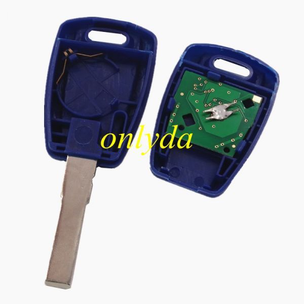 For Fir 114 and Punto 188  1 button  remote key  with 434mhz in blue color ，programmed  by  Zedfull