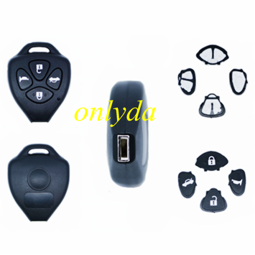 Face to face to learn the fix code remote,Frequency is 315MHz/433MHz/370Mhz Battery  is CR2016,2PCS without blade