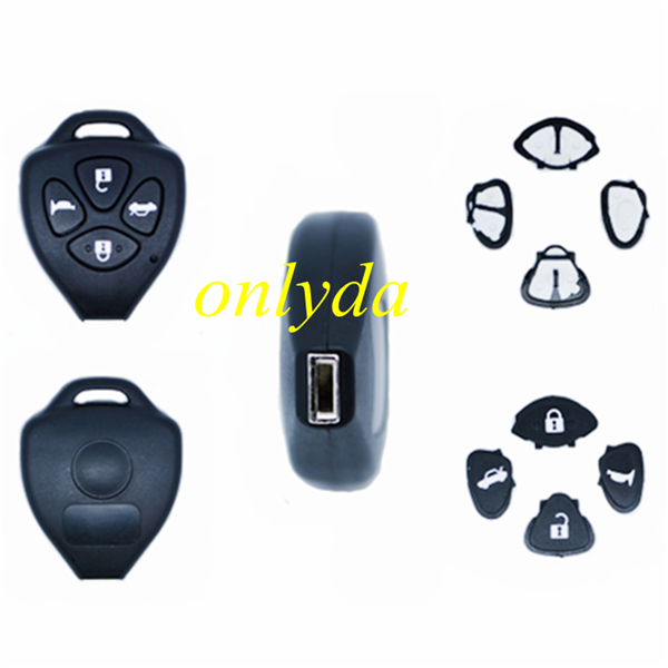 Face to face to learn the fix code remote,Frequency is 315MHz/433MHz/370Mhz Battery  is CR2016,2PCS without blade