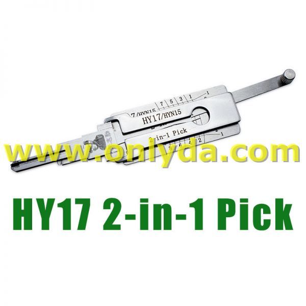 For HY17 2 In 1 lock pick and decoder