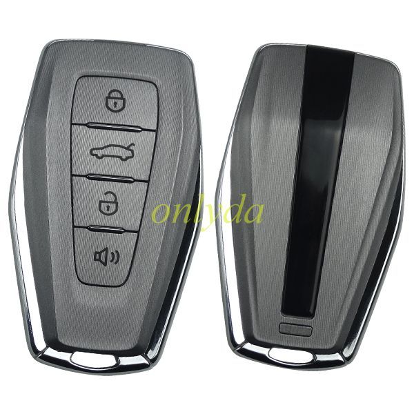 For  Geely smart  new Null 4 button remote key with 434mhz with 47/NPA3XA5 chip