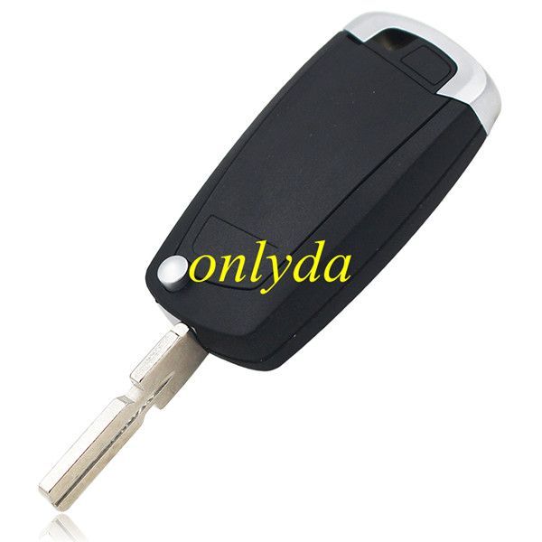 For BMW ews system modified  4 button flip  key blank with 4 track HU58