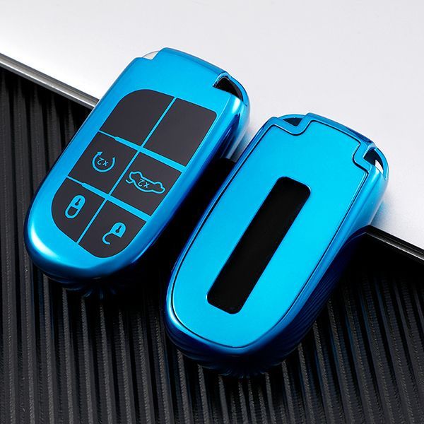 For Jeep, free light, dodge, coolway 4 button TPU protective key case , please choose the color
