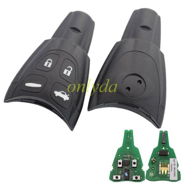 For SAAB 4 button remote key with PCF7946AT chip  315/434 mhz