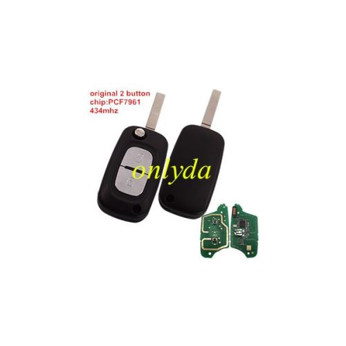 For  renault Clio  PCF7961 Chip with 433mhz