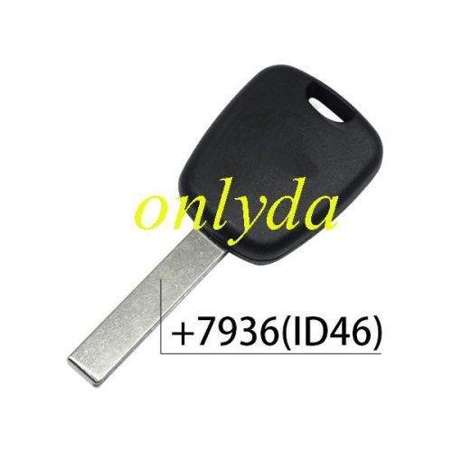 For Peugeot transponder key 7936, with HU83 Blade