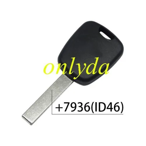 For Peugeot transponder key 7936, with HU83 Blade