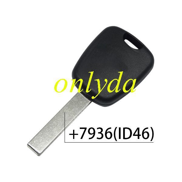 For Peugeot transponder key 7936, with HU83 Blade