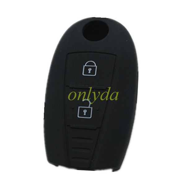 For Suzuki 2 button silicon case (black)