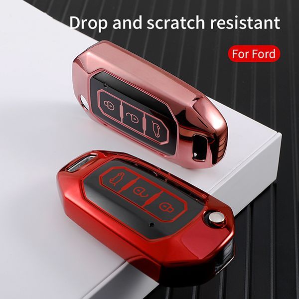 For Ford 3 button TPU protective key case , please choose the color