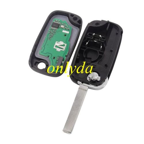 For Benz smart 3 button remote  key with 434mzh with PCF7961M chip