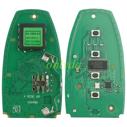 For Ford Mustang Cobra 3+1button Smart key 315mhz ID49 chip