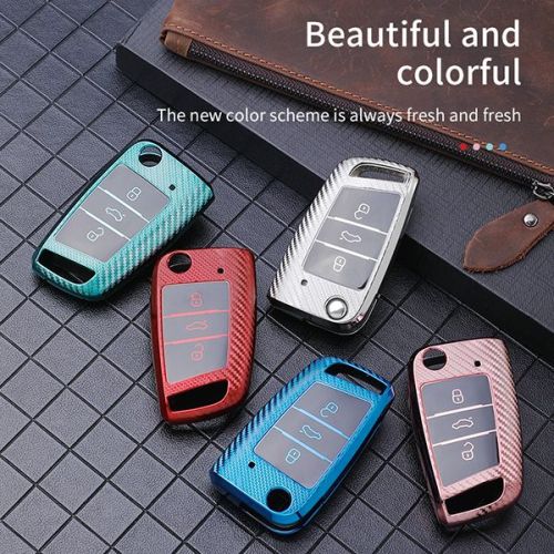 For VW 3 button TPU protective key case please choose the color