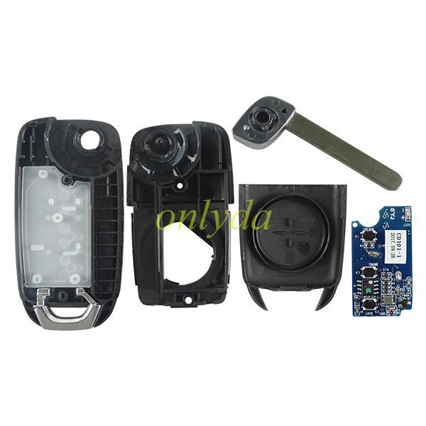 For  Changan EADO XT RAETON 3 button remote key with 433mhz
